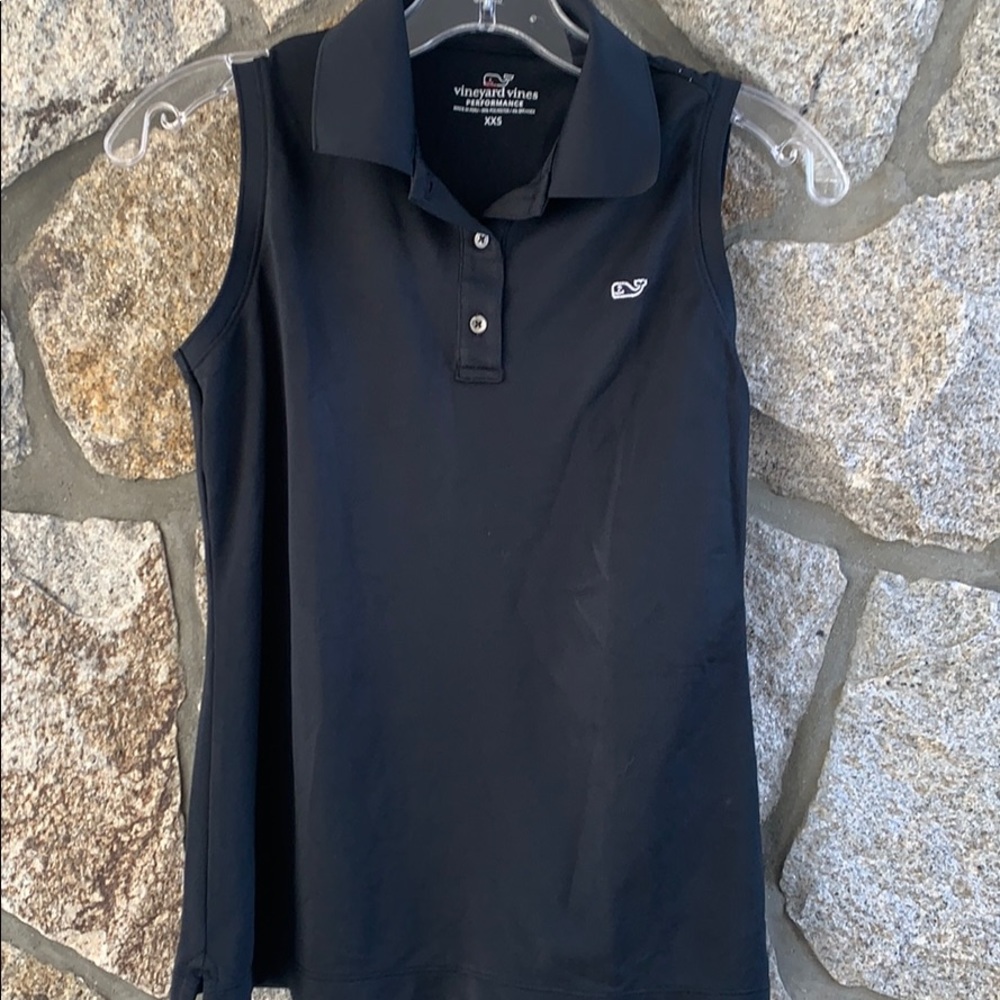 Vineyard Vines Performance 3 Button Collar Shirt - image 1